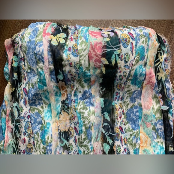 Good Condition, Vintage Zimmerman, Silk Strapless Dress, Size 1 - Picture 5 of 13